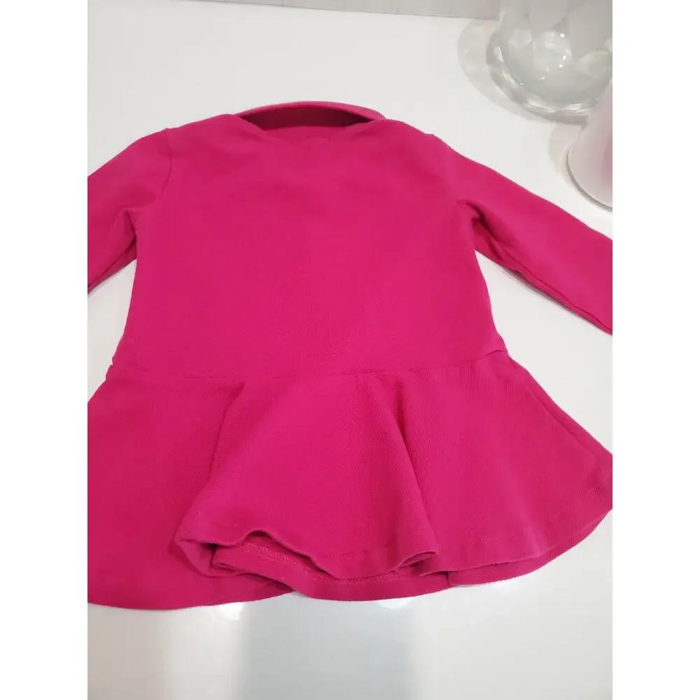 Ralph Lauren Long-Sleeve Peplum Polo size 18 Months